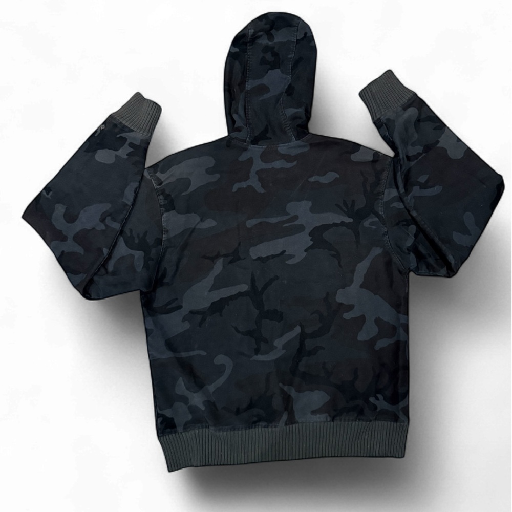 Columbia Black Camo Full-Zip Hoodie Men’s - Size: Medium - Picture 2 of 2